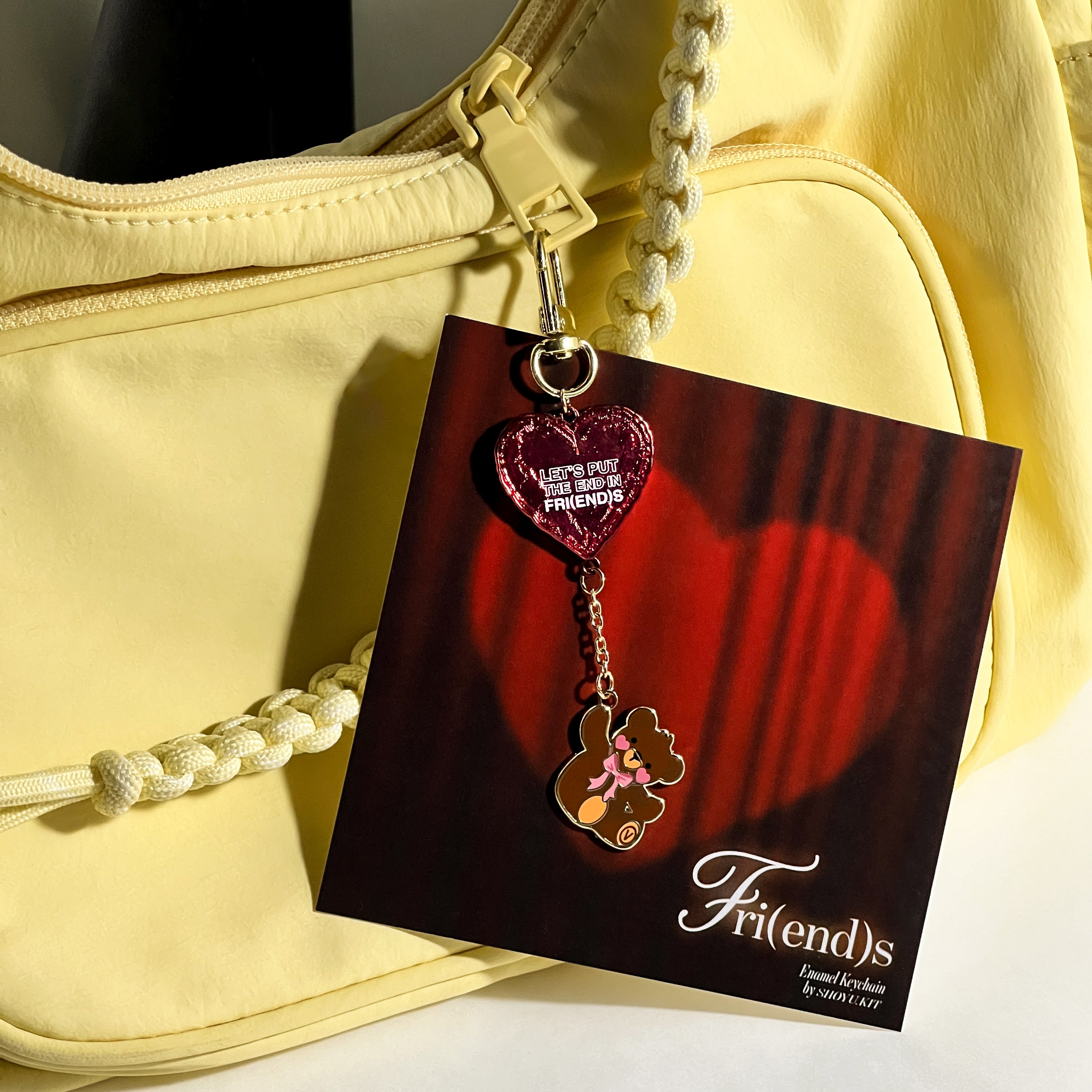FRI(END)S Enamel Keychain