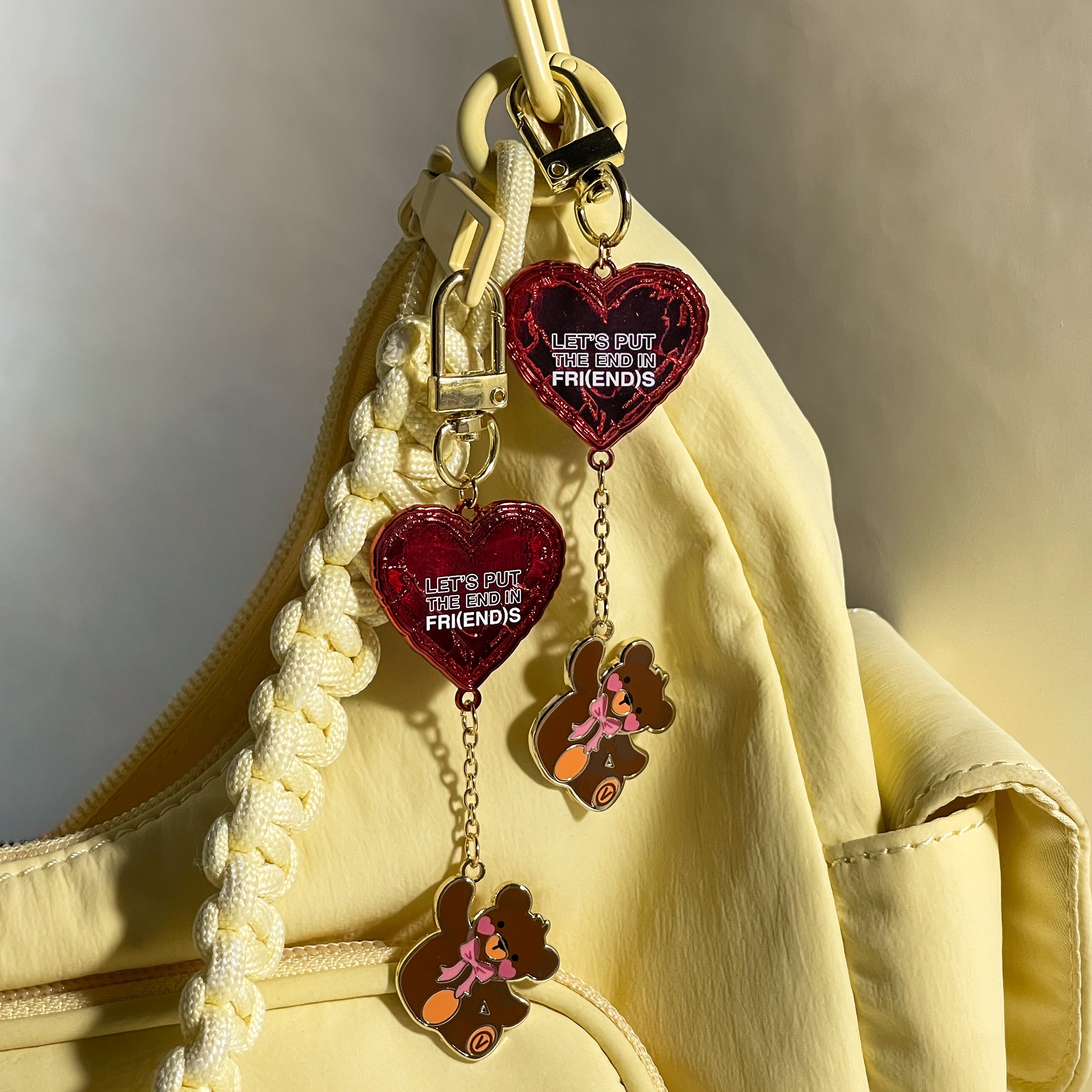 FRI(END)S Enamel Keychain